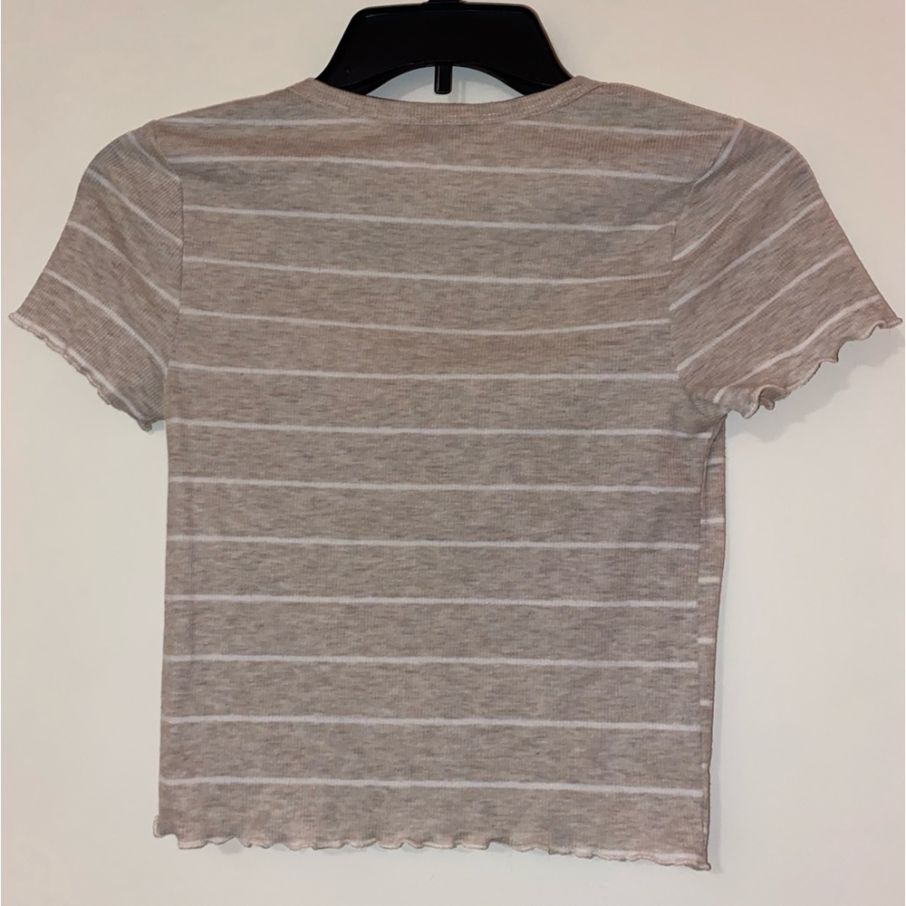 Cropped Ribbed T-Shirt - Picture 2 of 2